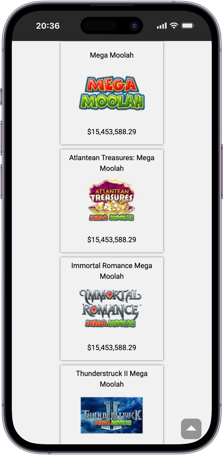 Games at online casino Zodiac