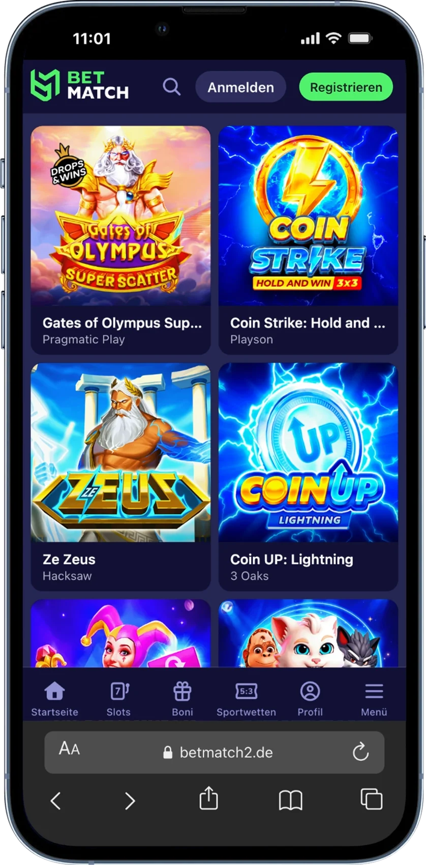 BetMatch Casino Spielautomaten