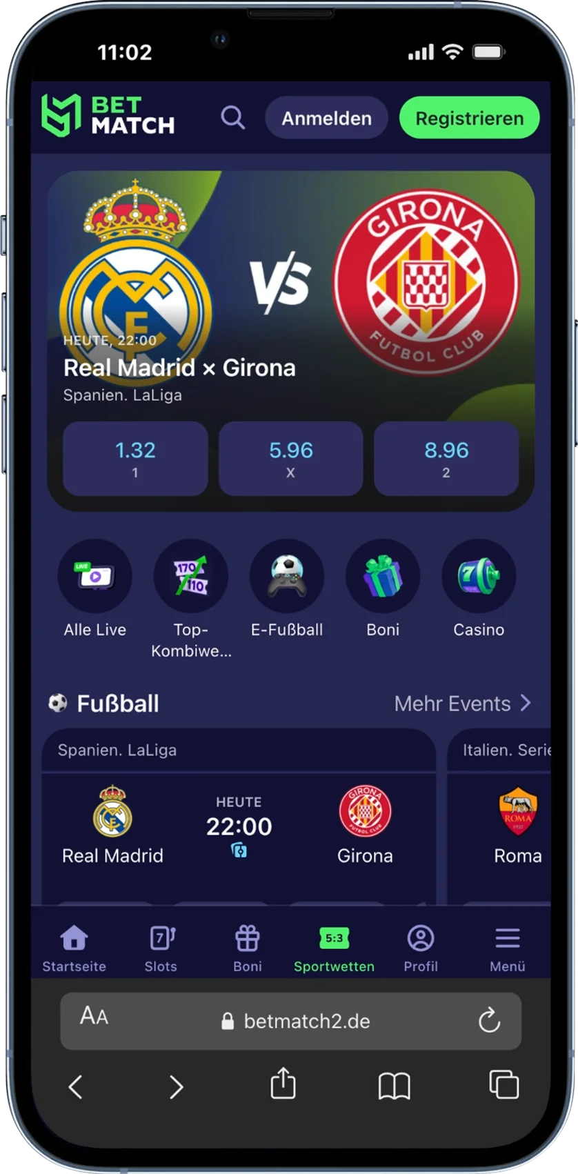 BetMatch Casino Sportwetten