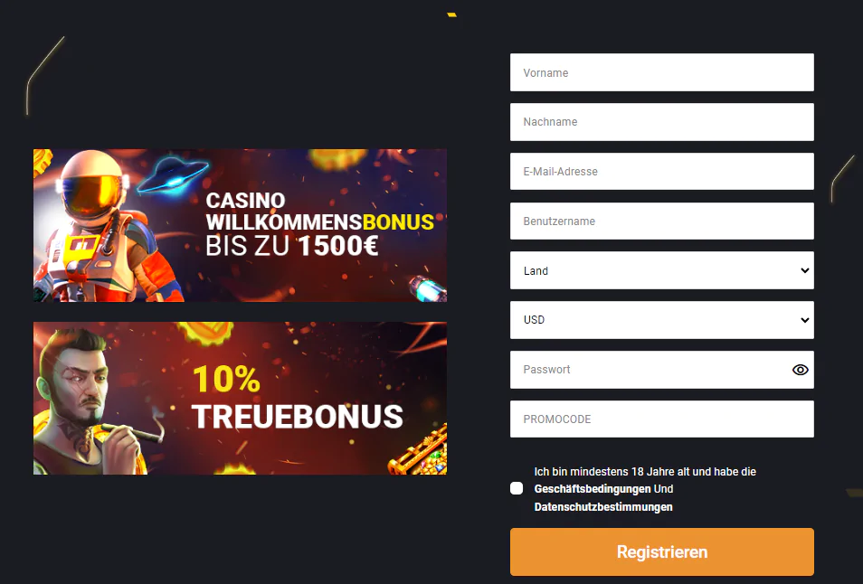Anmeldung bei Freshbet Freshbet casino