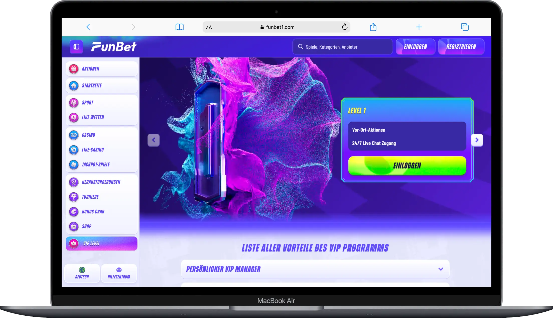 Funbet casino VIP Funbet casino