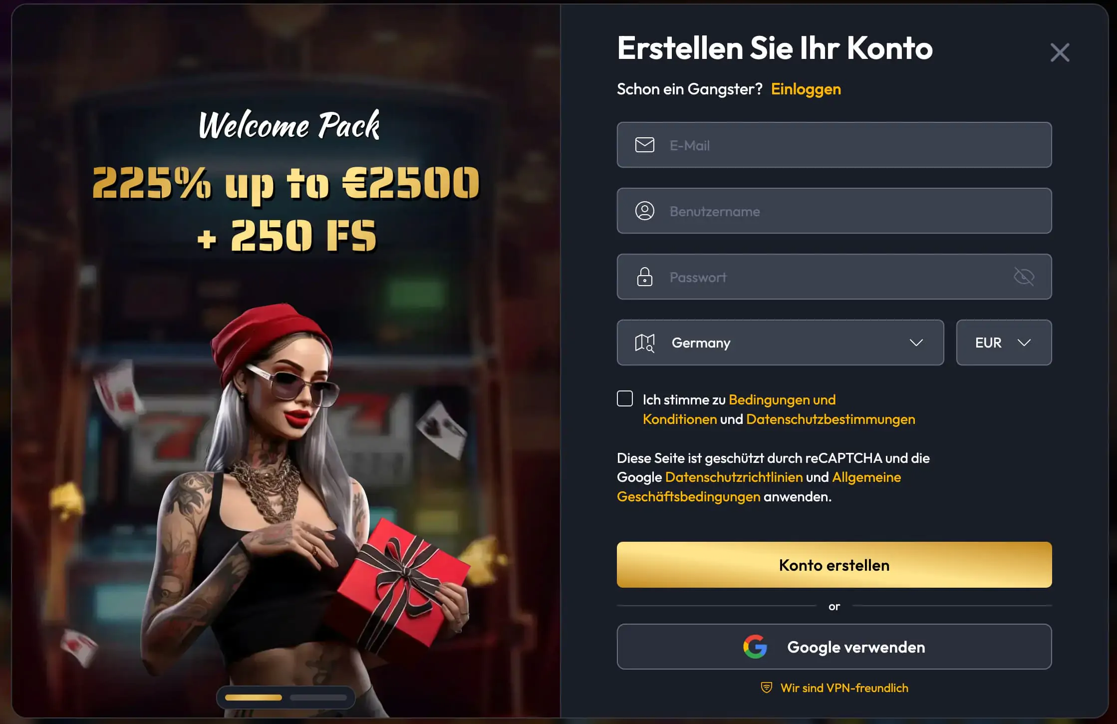 Gangsta online casino Gangsta casino