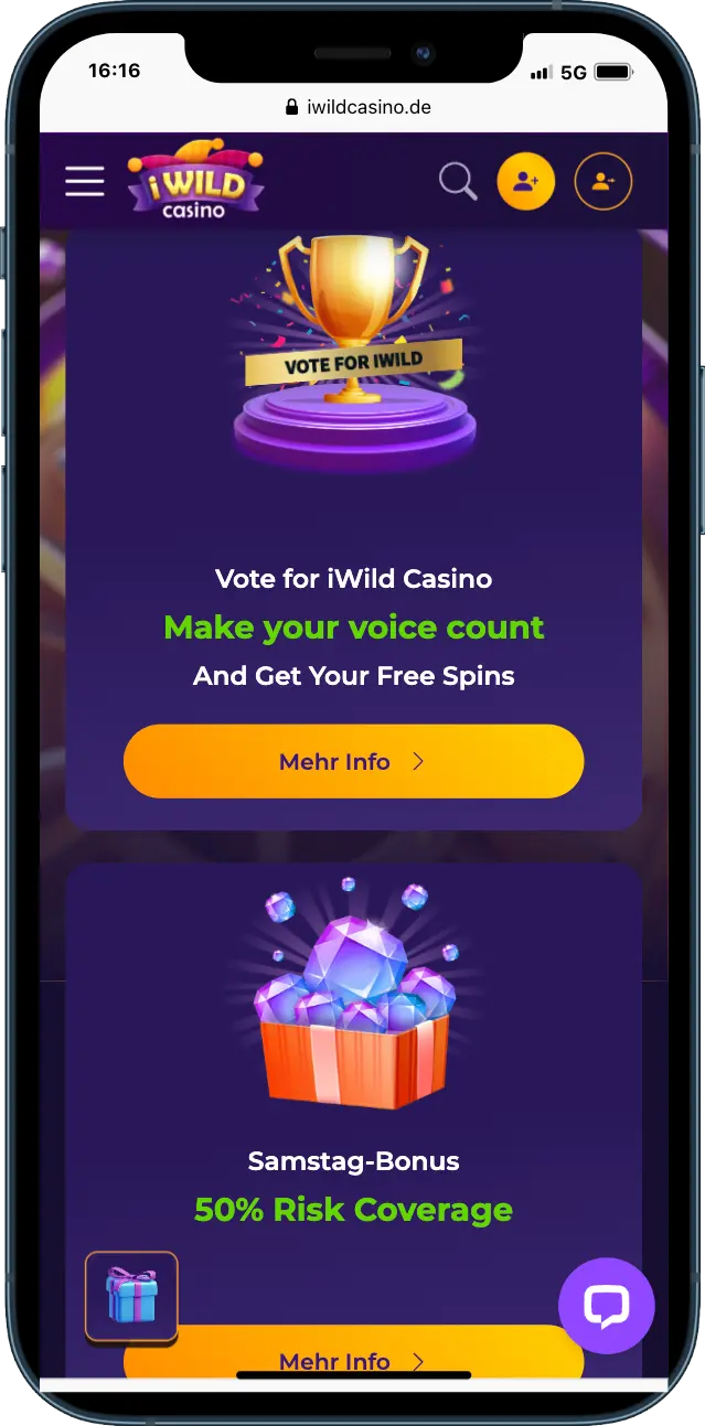 iWild Casino Bonus
