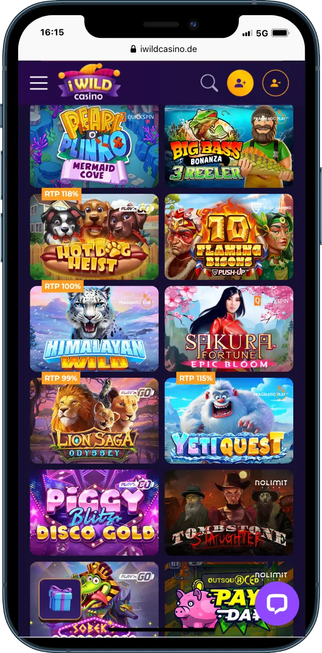 iWild Casino Automaten