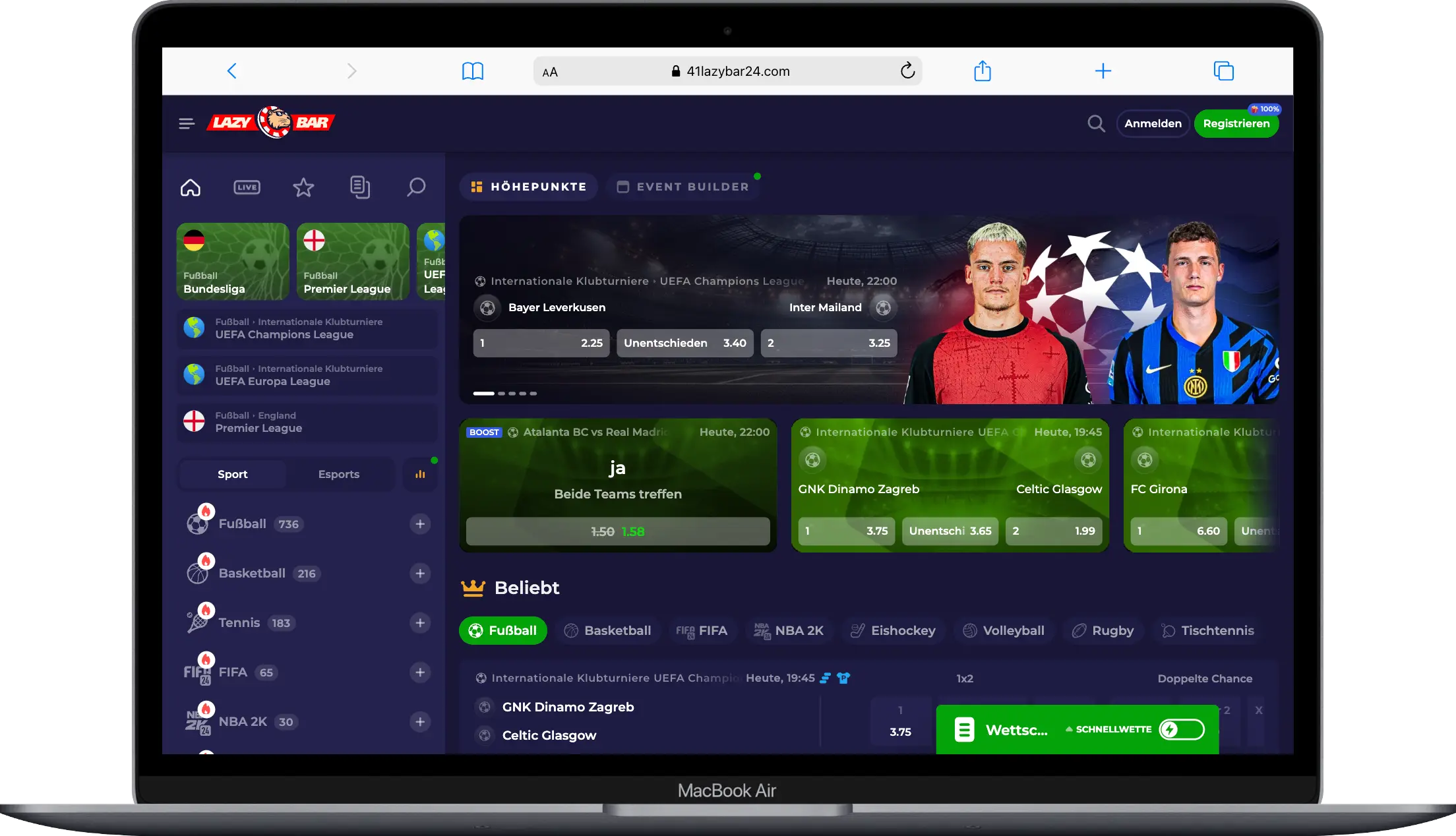 Lazybar Sportwetten Lazybar Sportwetten