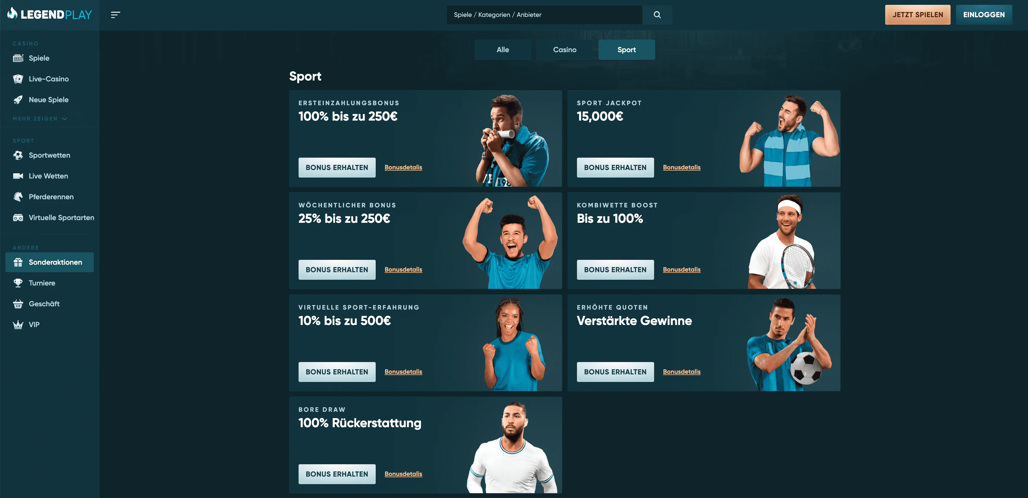 Online Legend Play Sportwetten-Boni Legend Play Сasino