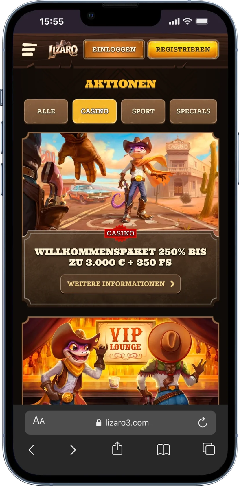 Lizaro Casino Bonus Programm