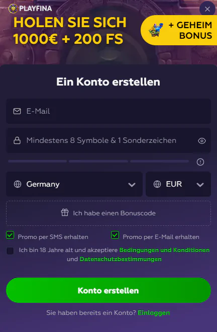 Playfina casino Registrierung Playfina casino