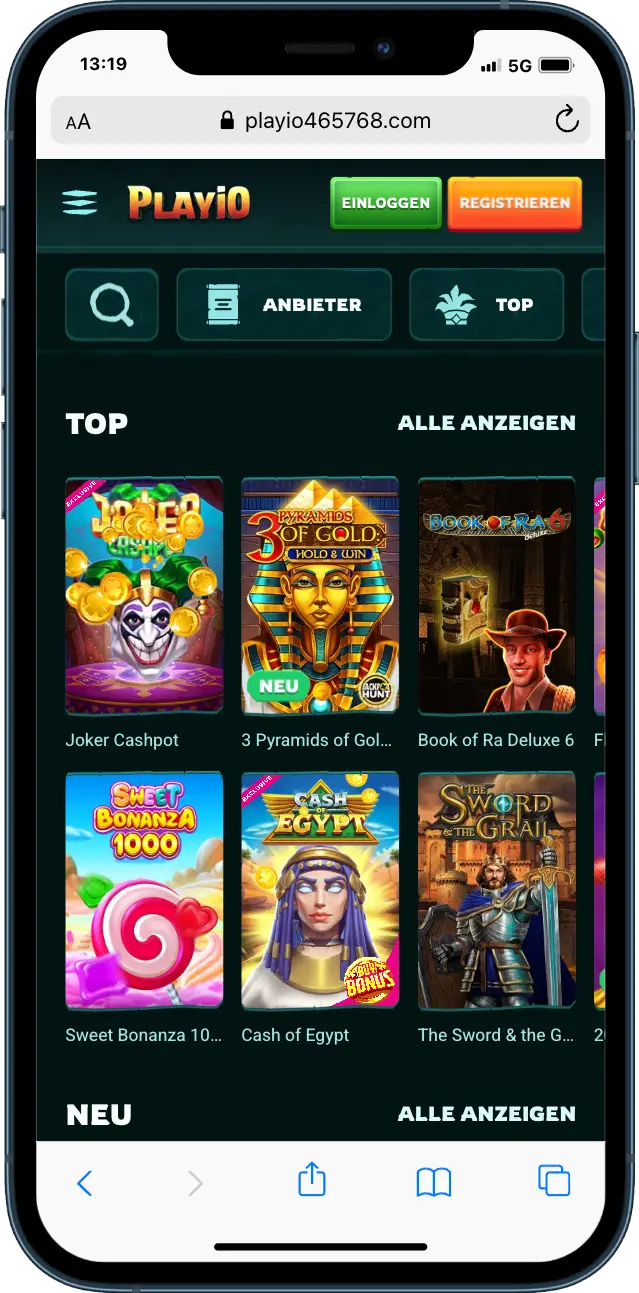 Playio Casino Spielautomaten Playio Casino