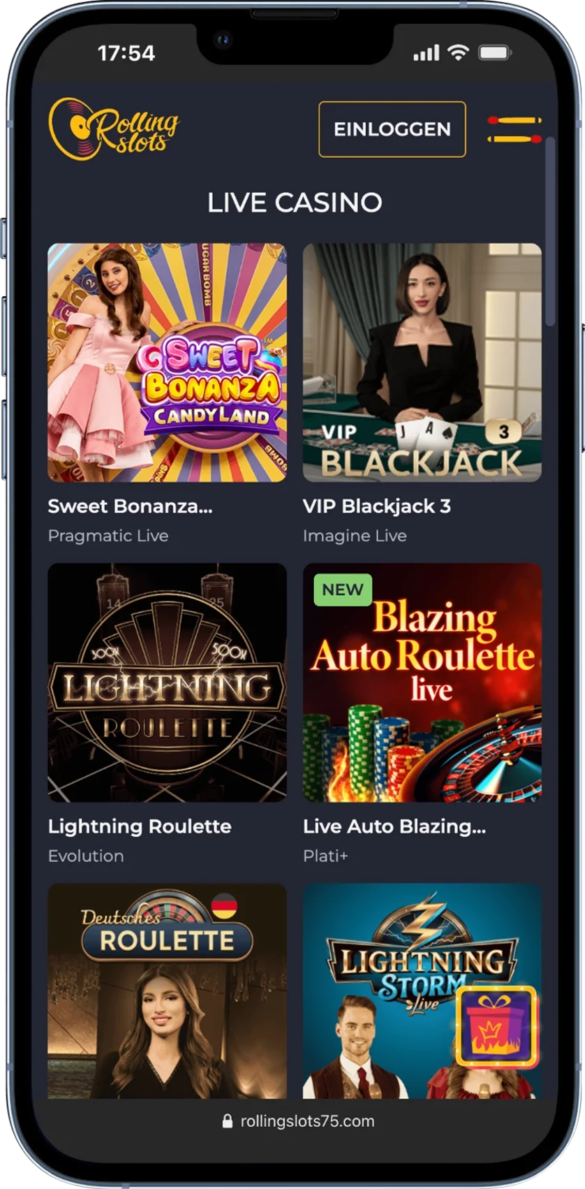 RollingSlots Casino Live