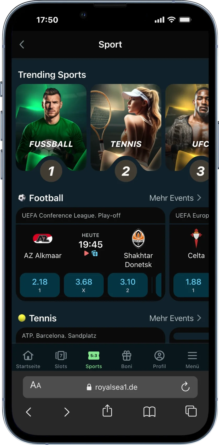 RoyalSea Casino Sportwetten