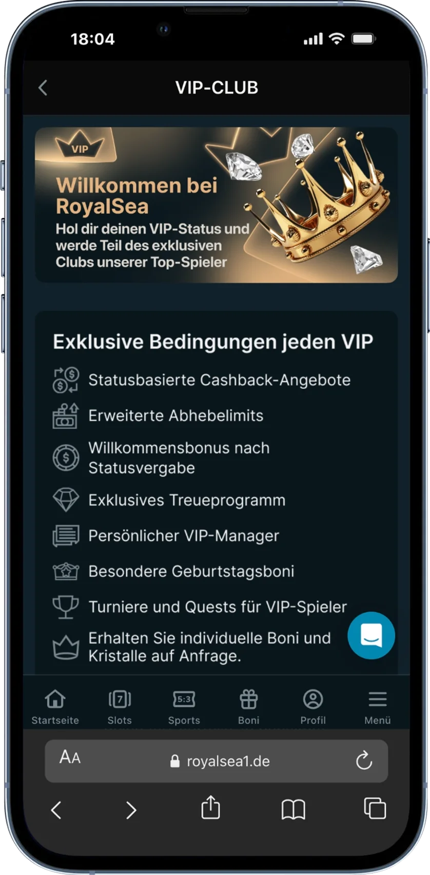 RoyalSea Casino VIP