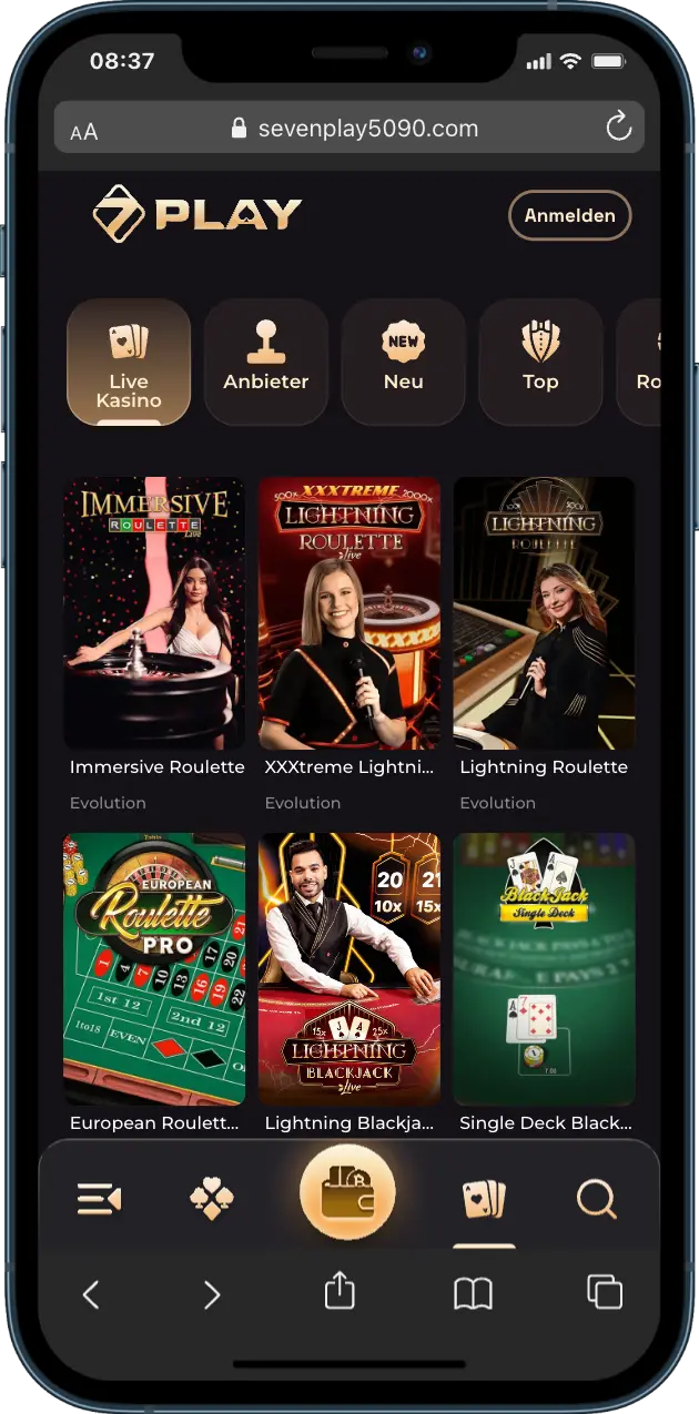 SevenPlay Casino Live-Dealer