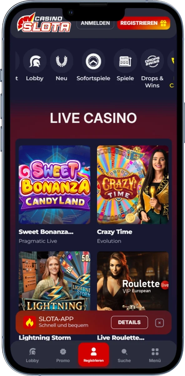 Slota Live Casino