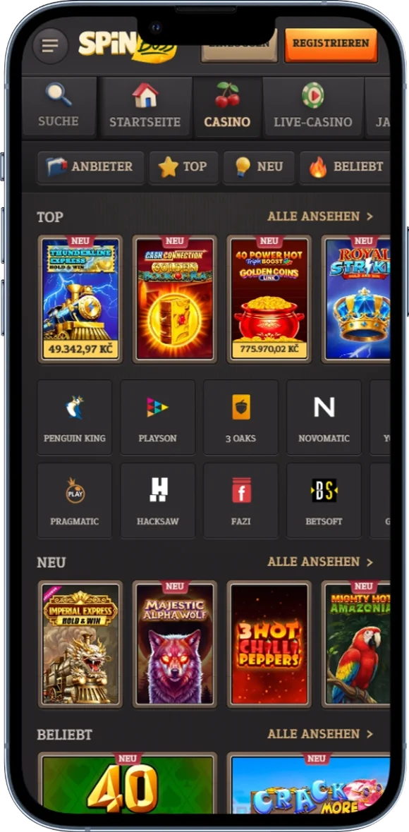 Slots des SpinBoss Casino