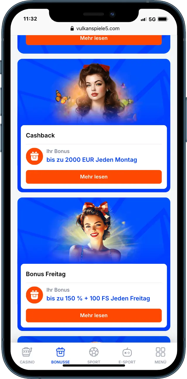 Vulkan Spiele Casino Bonus