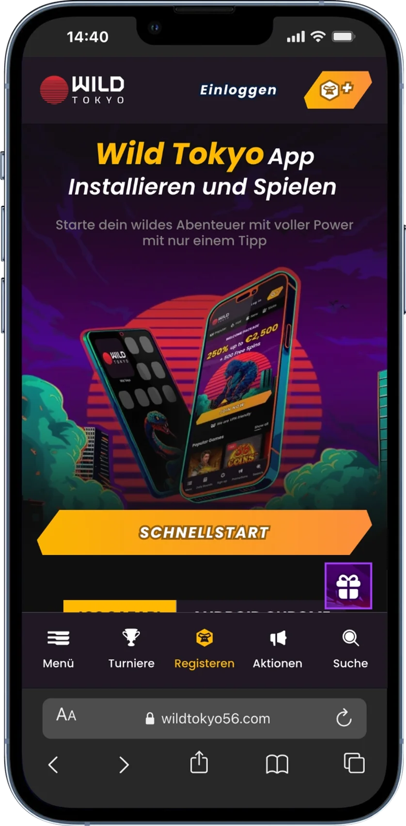 WildTokyo Casino App