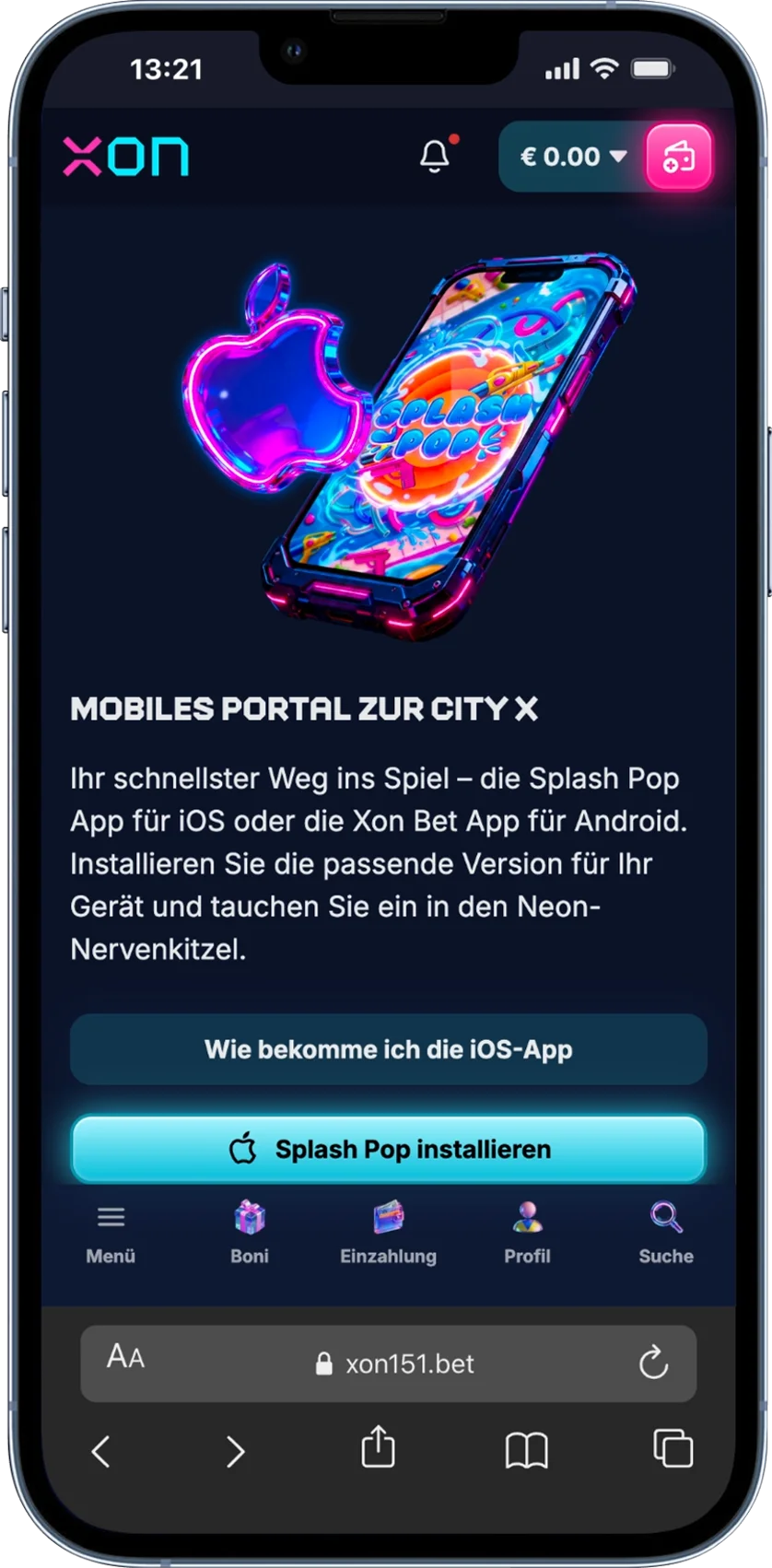 XON Casino mobil