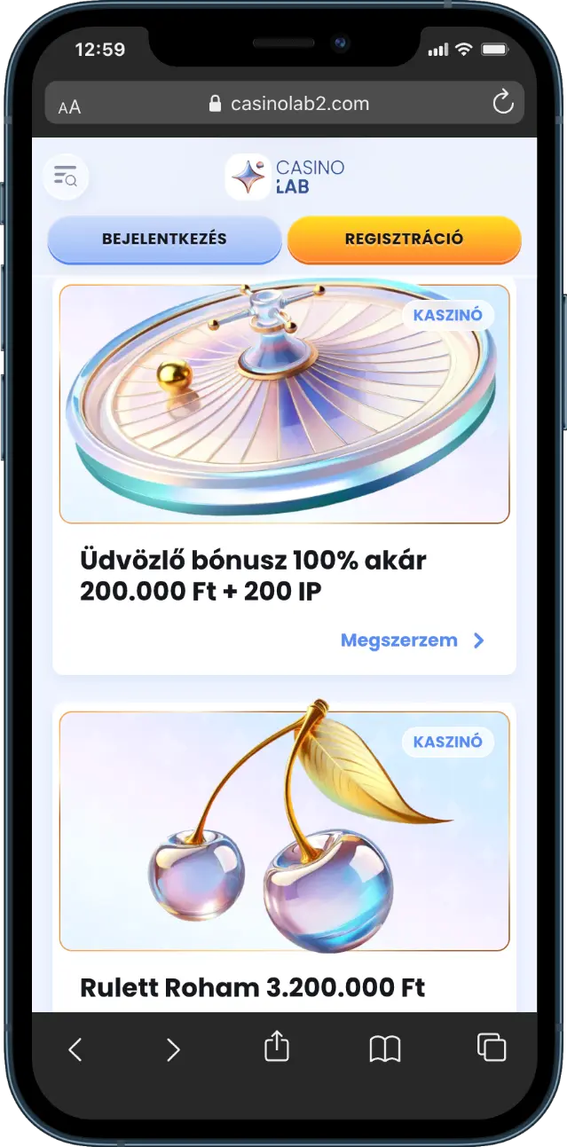 Casinolab bónuszprogram