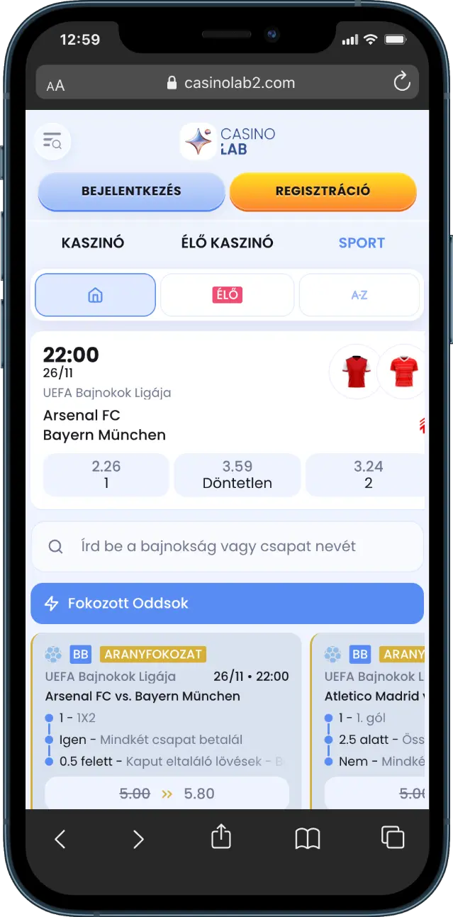 Casinolab Sportfogadás