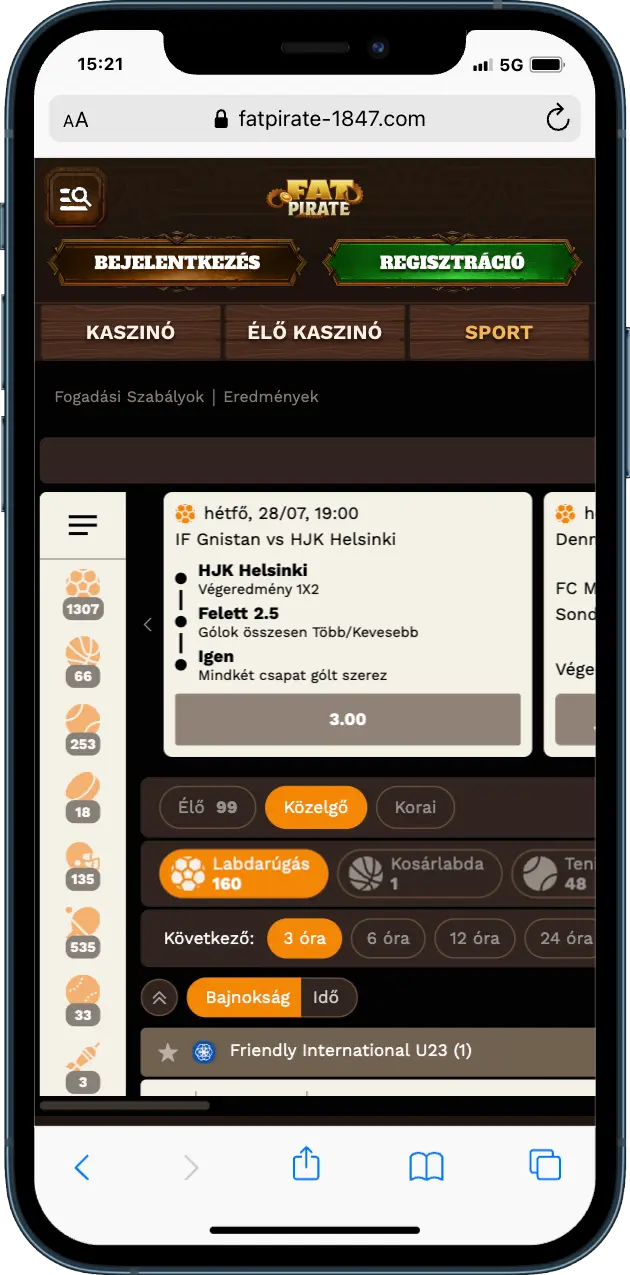 FatPirate Casino Sportfogadás