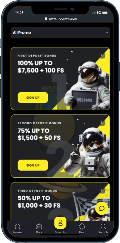 MoonWin Casino Bonuses Moonwin Bonuses