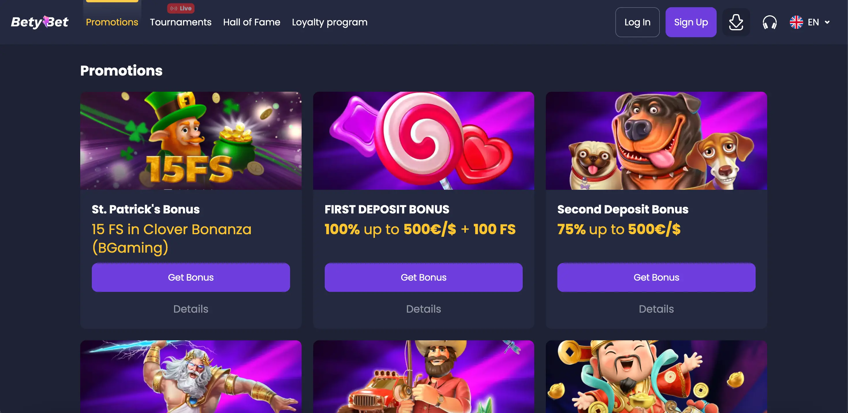 BetyBet Bonus BetyBet Casino