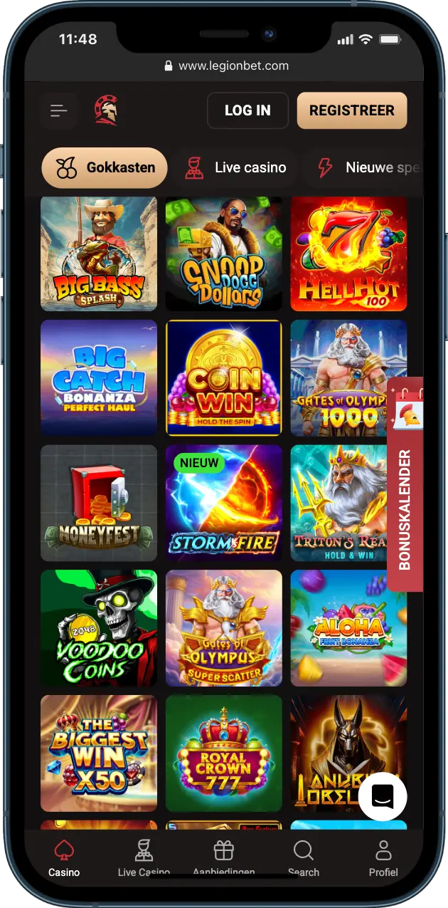 LegionBet Casino Gokkasten