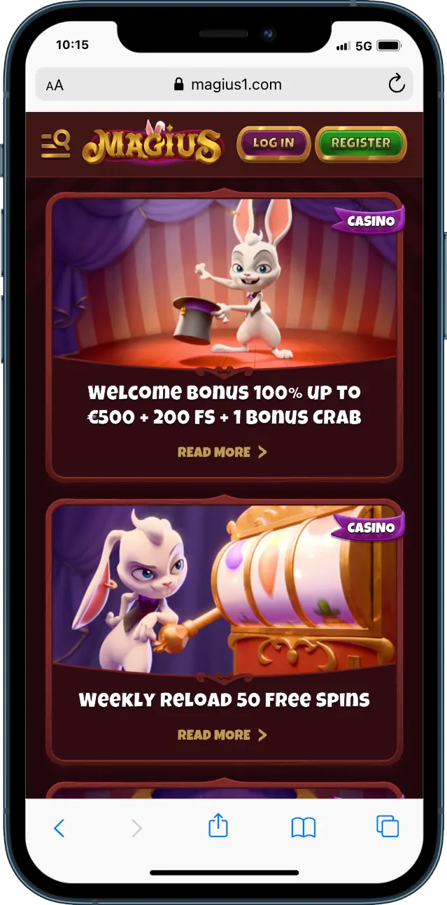 Magius Casino Bonus