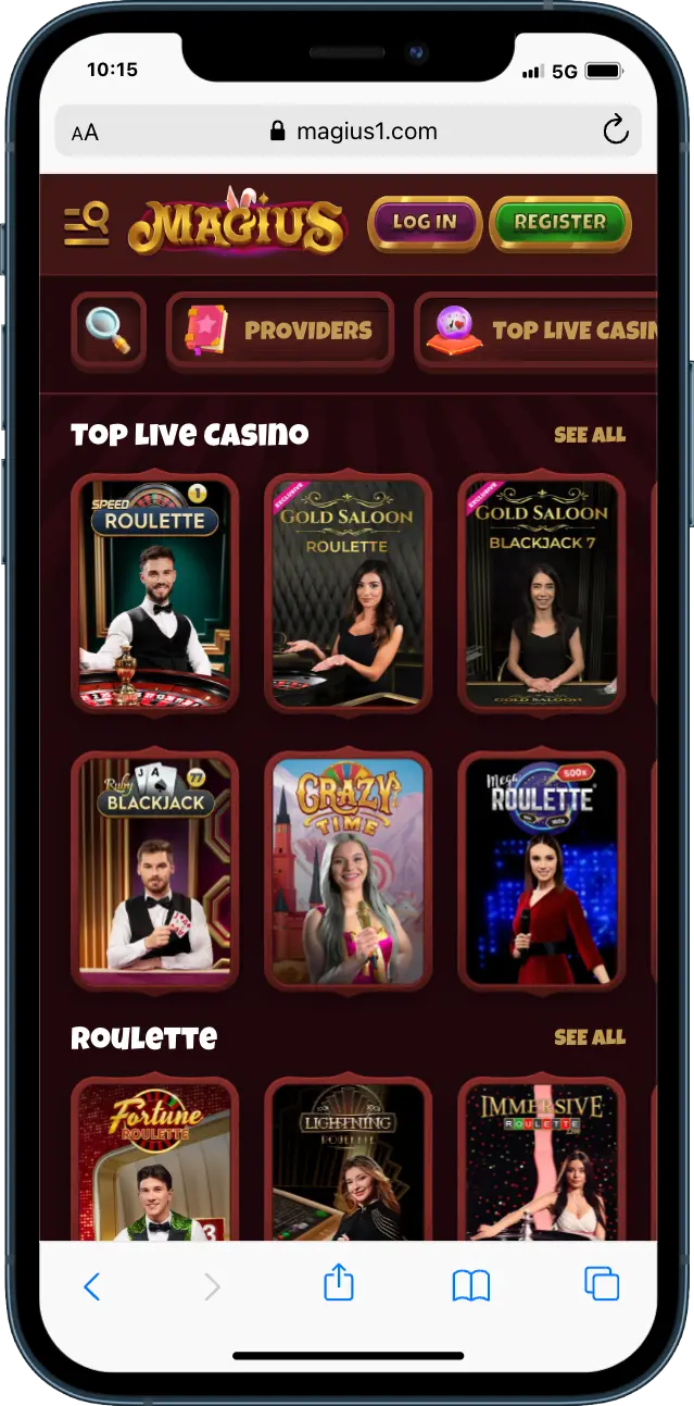 Magius Casino Live