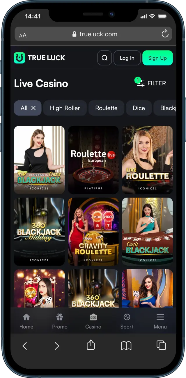 TrueLuck Casino Live