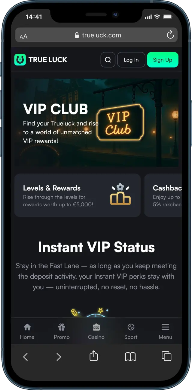 TrueLuck Casino VIP