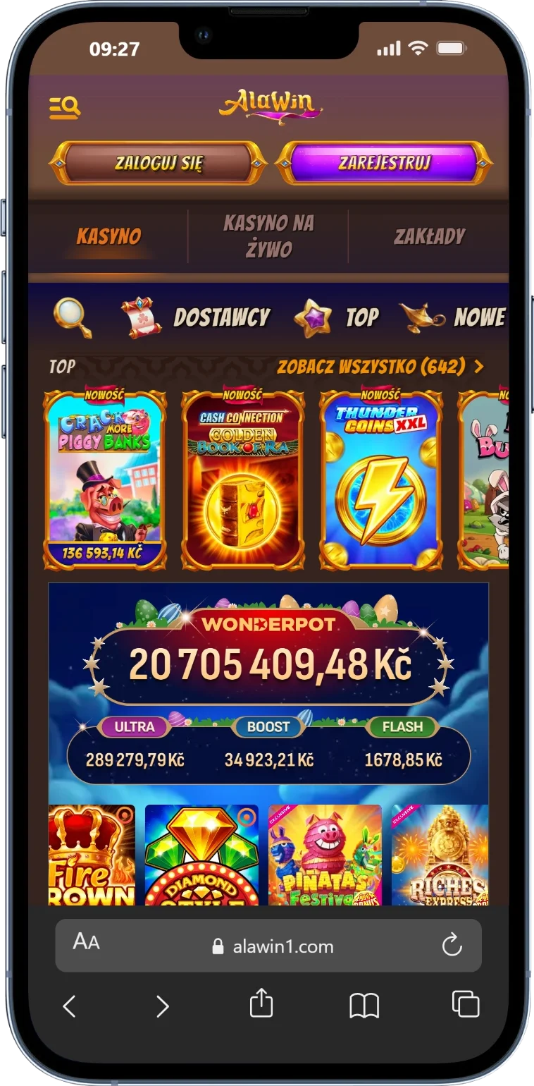 Gry w kasynie online Alawin