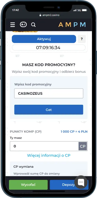 AMPM kod promocyjny AMPM wprowadź kod promocyjny