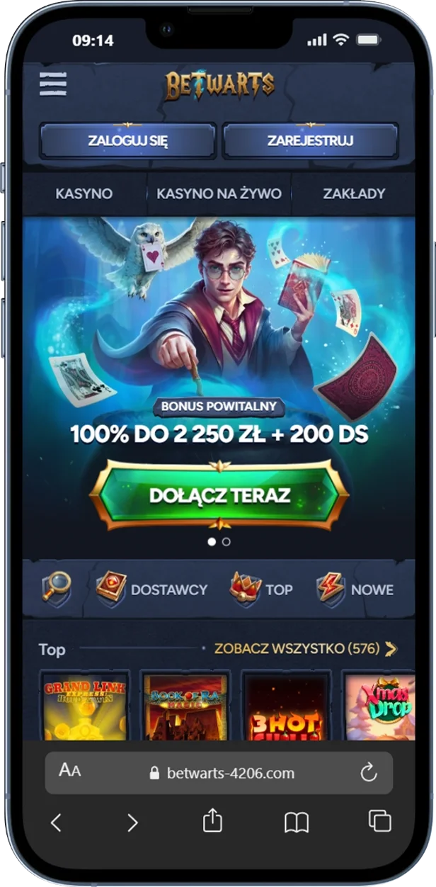 Oficjalna strona Betwarts