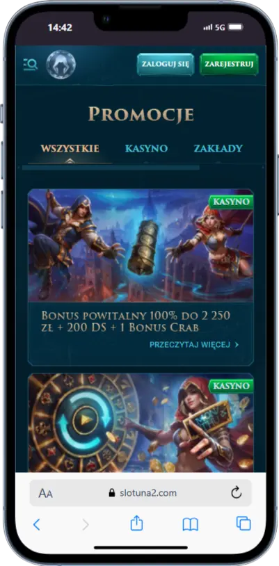 Bonusy i promocje Slotuna Casino Bonusy i promocje kasyna Slotuna