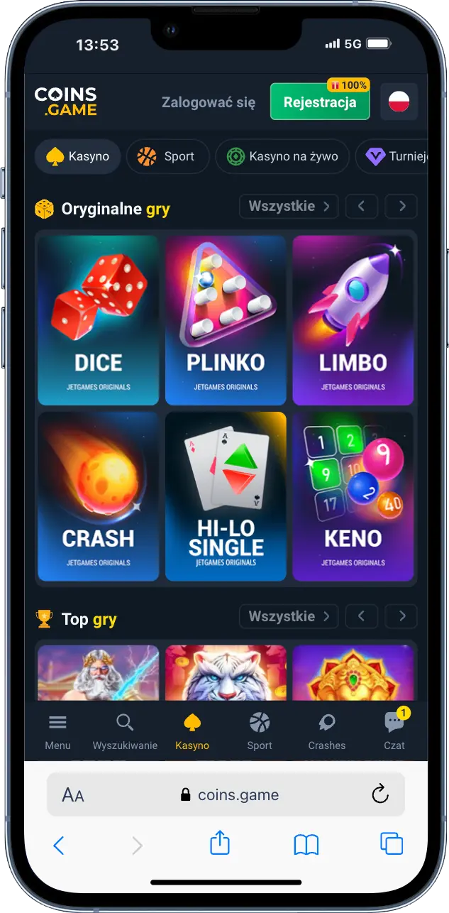 Automaty Coins Game Automaty Coins Game zrzut ekranu