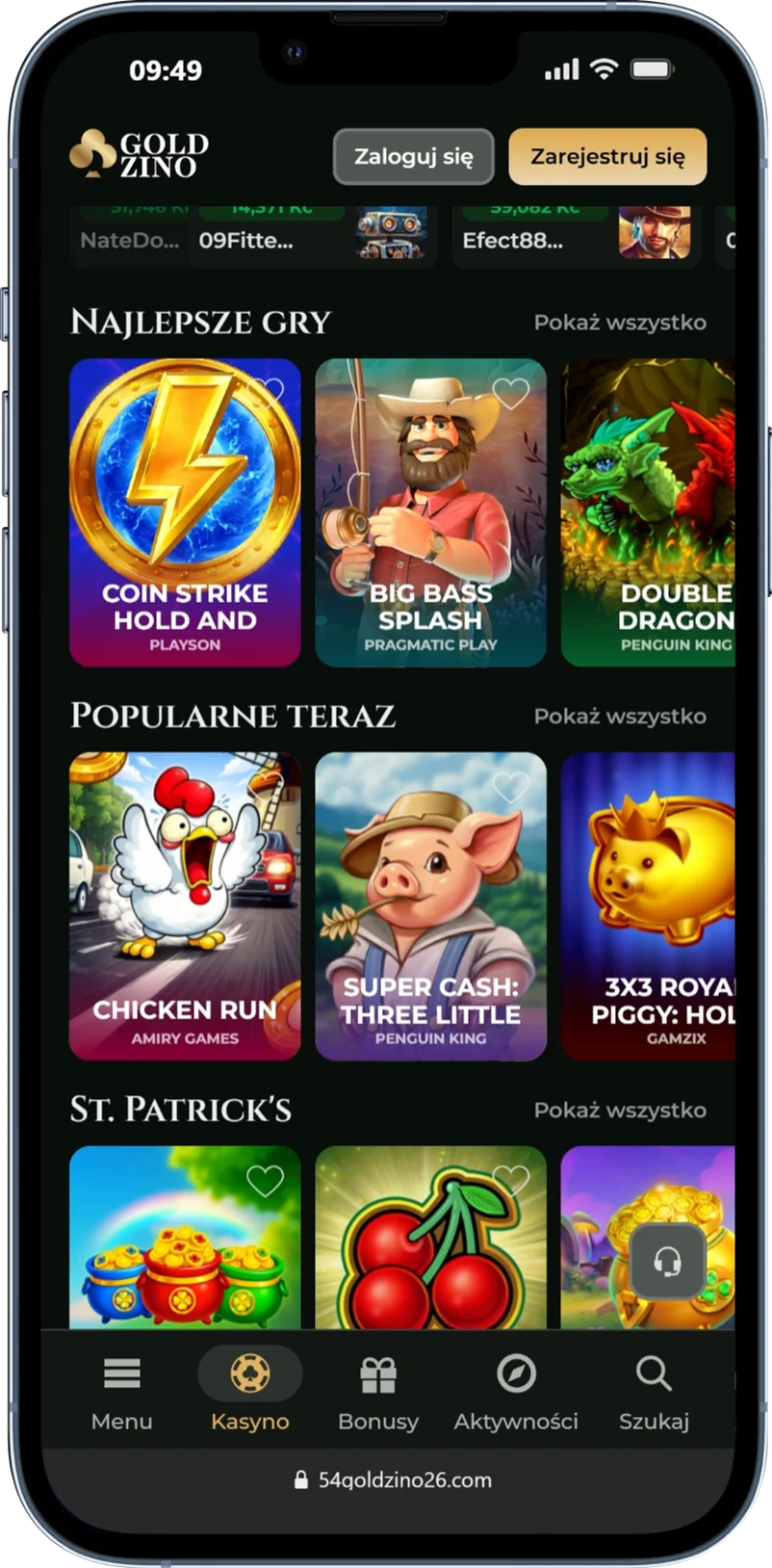 Gry online w Goldzino