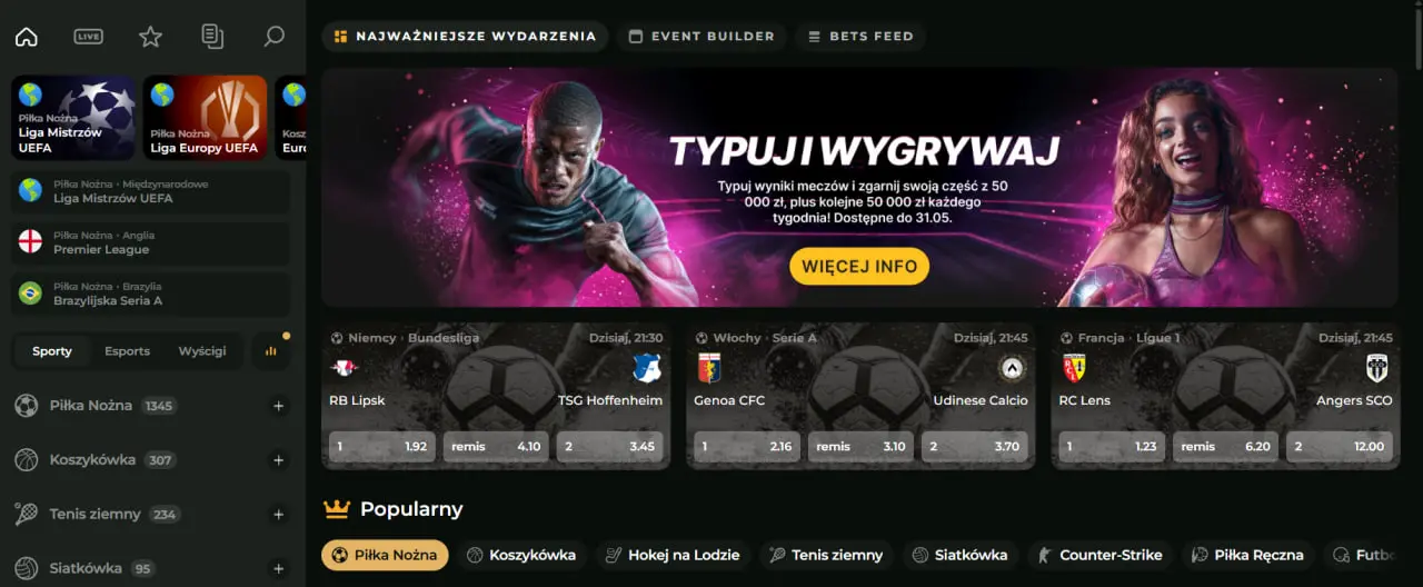 Zakłady sportowe w Goldzino