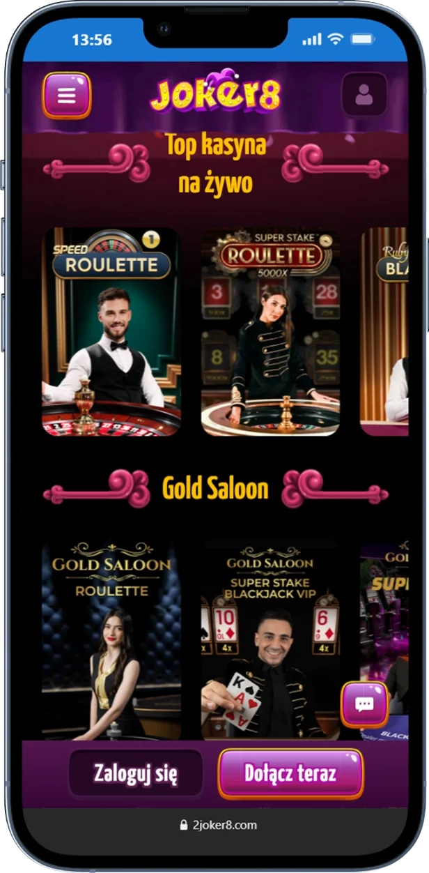 Joker8 kasyno na żywo