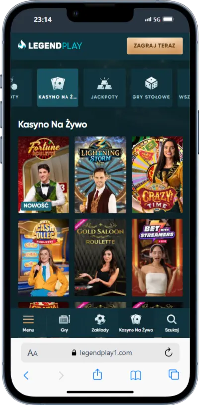 Kаsynо nа żywо Legend Play Kаsynо nа żywо w Legend Play