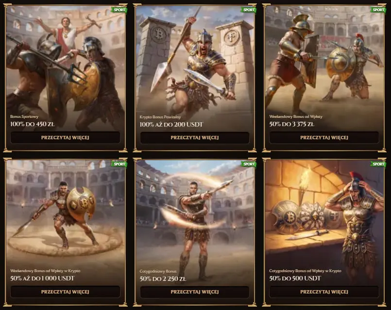 Lanista bonusy sportowe