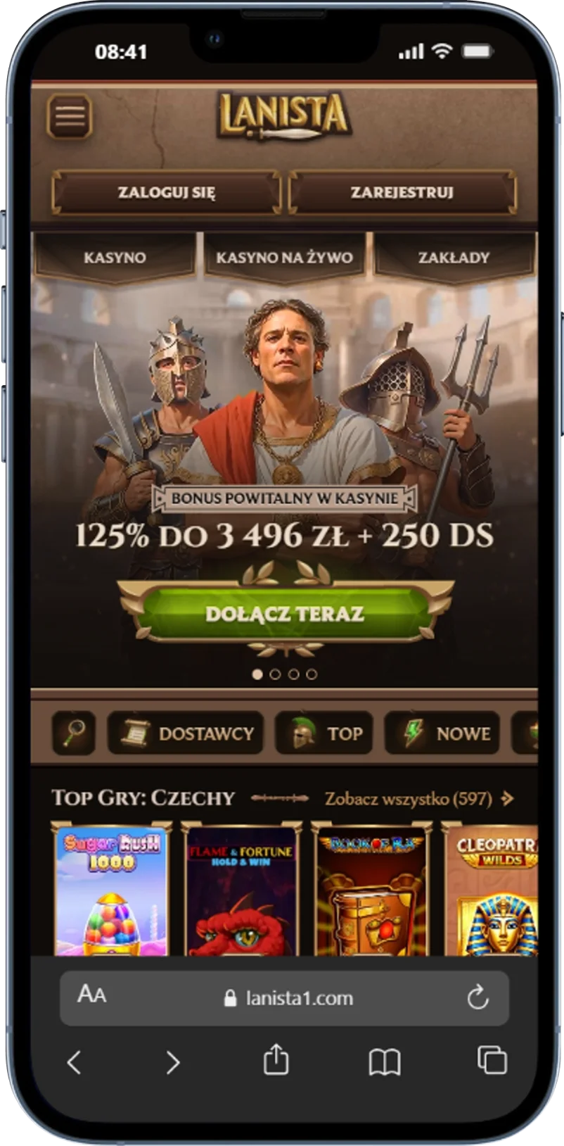 Oficjalna strona Lanista