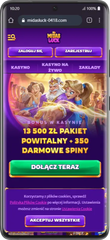 Wersja mobilna Midas Luck
