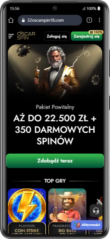 Mobilna wersja Oscarspin