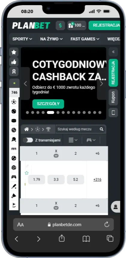 Oficjalna strona PlanBet