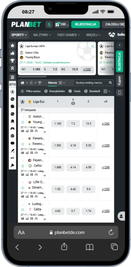 Zakłady sportowe PlanBet
