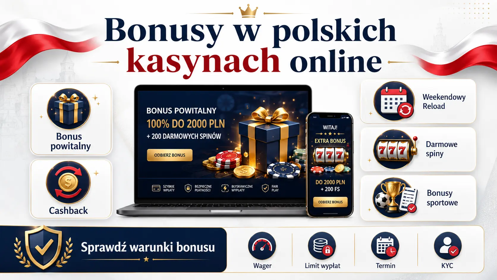 Rodzaje promocji kasynowych oraz najważniejsze warunki, które warto sprawdzić przed aktywacją bonusu
