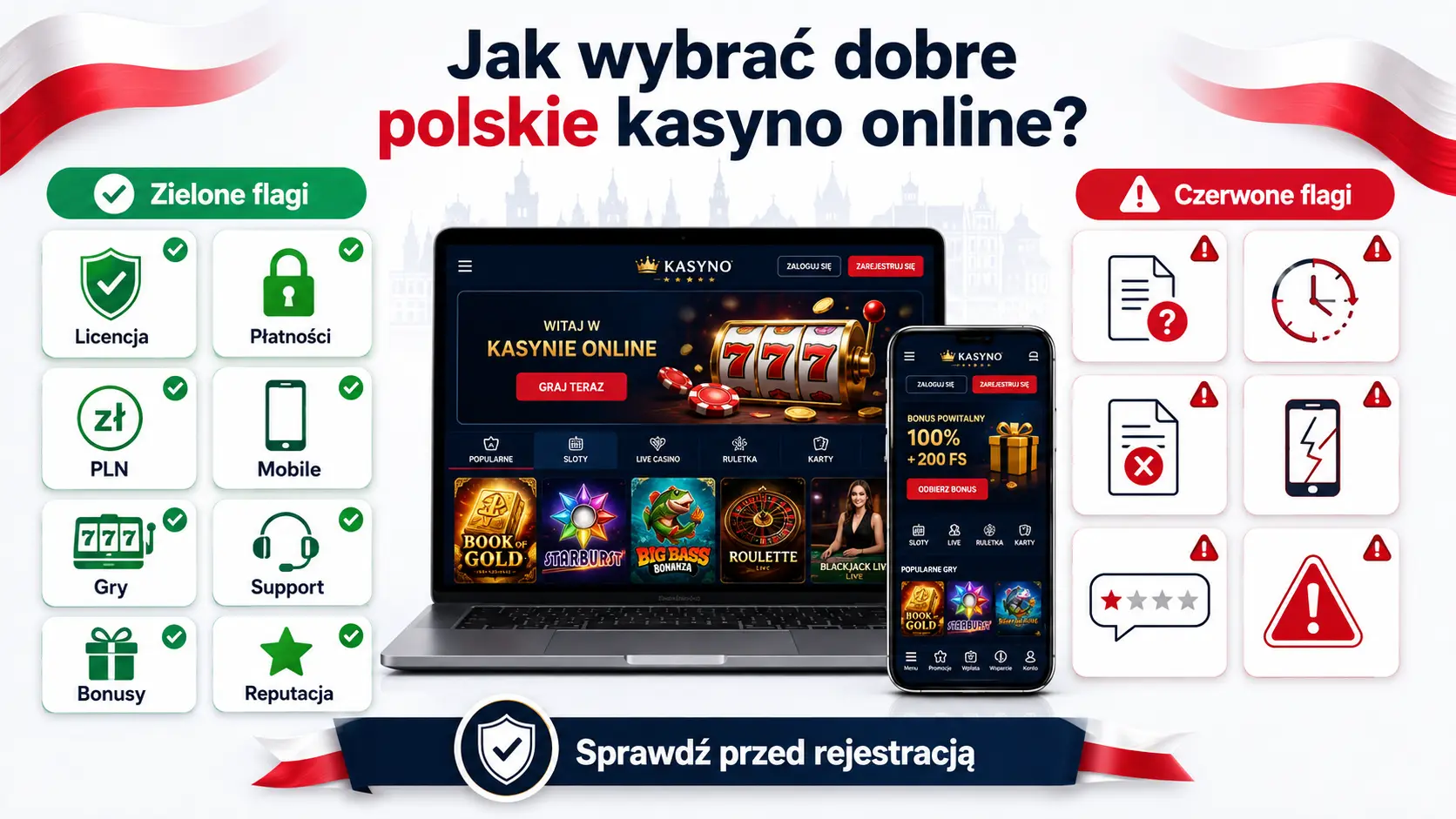 Jak wybrać dobre polskie kasyno online – najważniejsze kryteria i sygnały ostrzegawcze