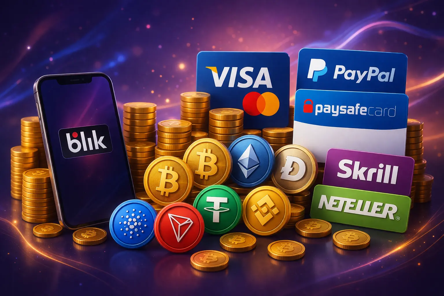 Metody płatności w kasynach online